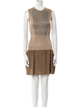 Missoni Colorblock Pattern Mini Dress