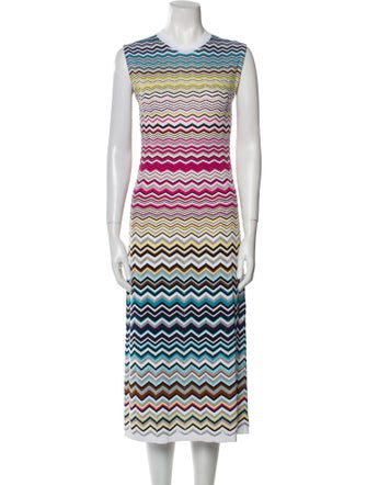 Missoni Striped Midi Length Dress
