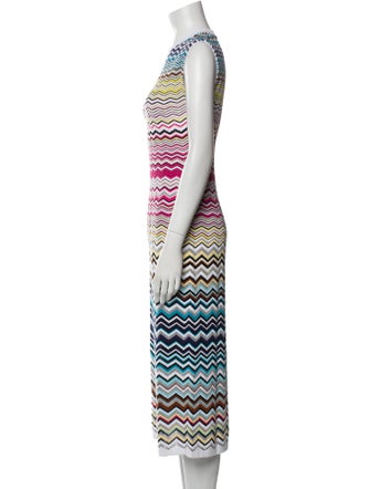 Missoni Striped Midi Length Dress