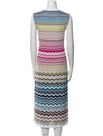 Missoni Striped Midi Length Dress