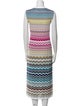 Missoni Striped Midi Length Dress