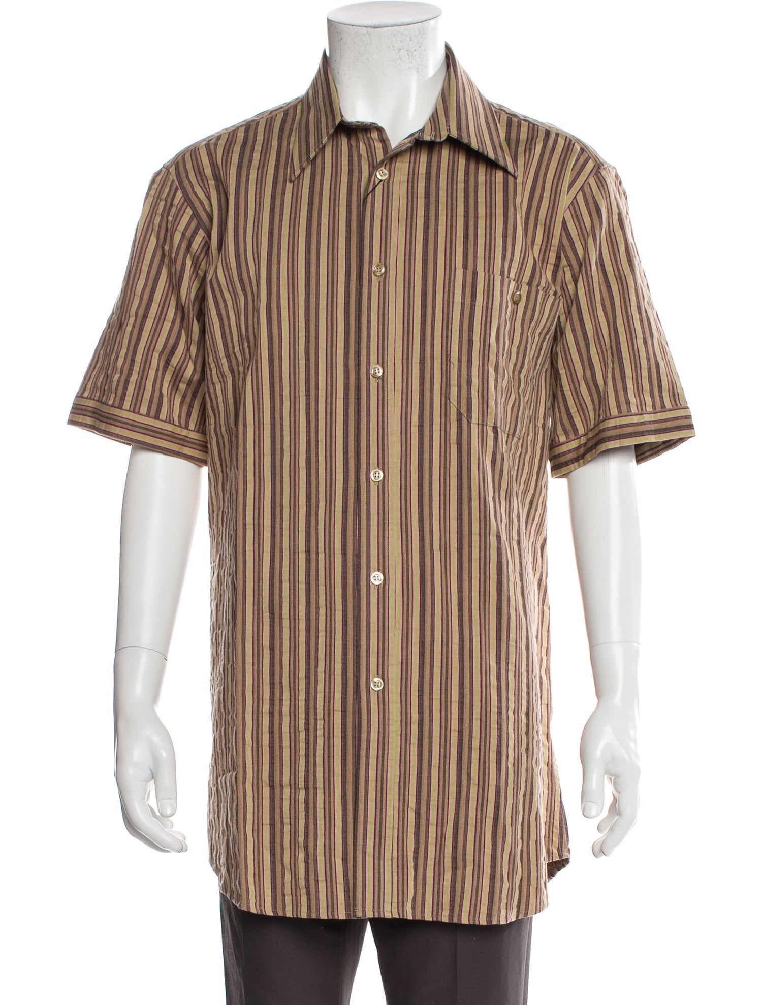 Missoni Striped Short Sleeve Shirt w/ Tags
