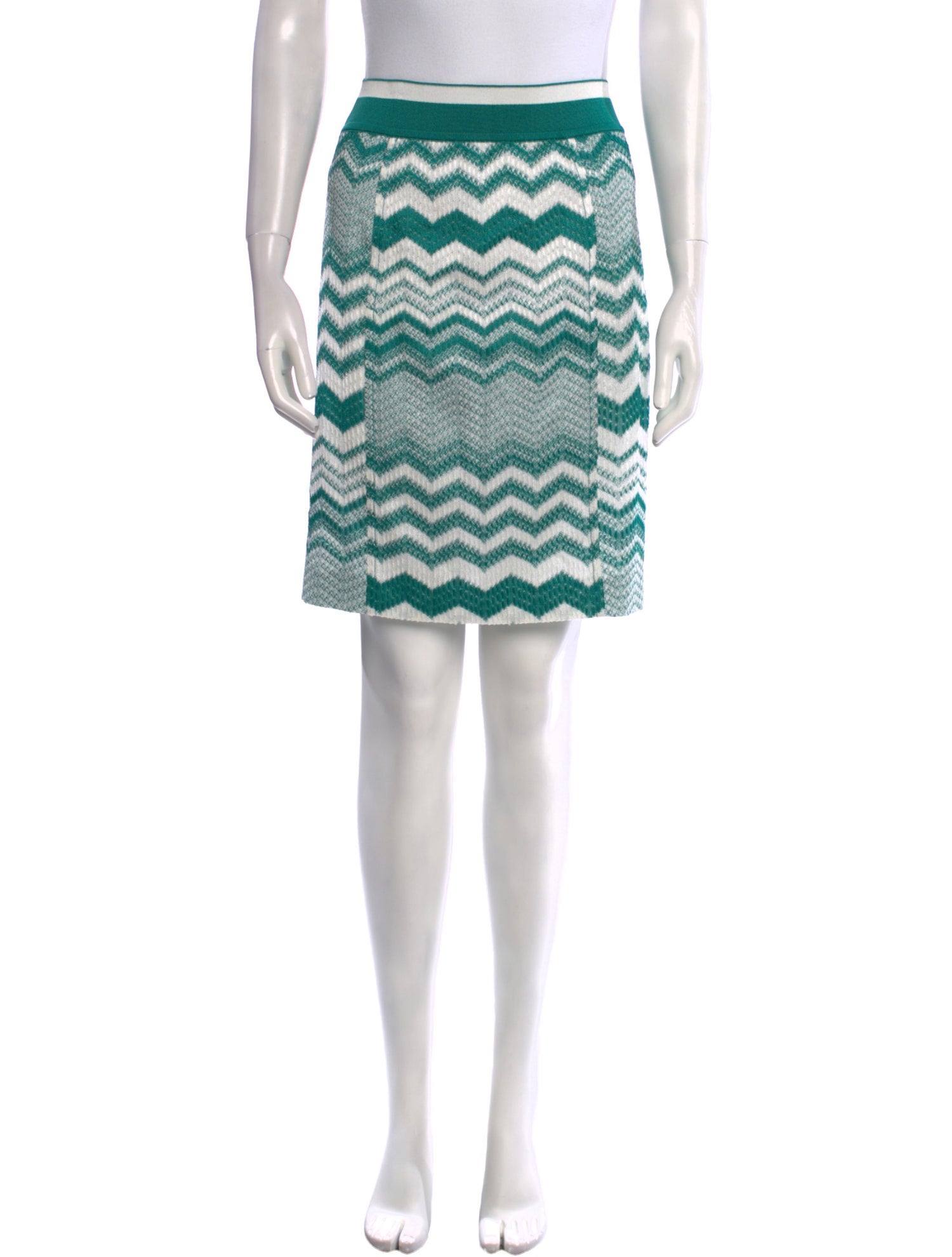 Missoni Striped Knee-Length Skirt