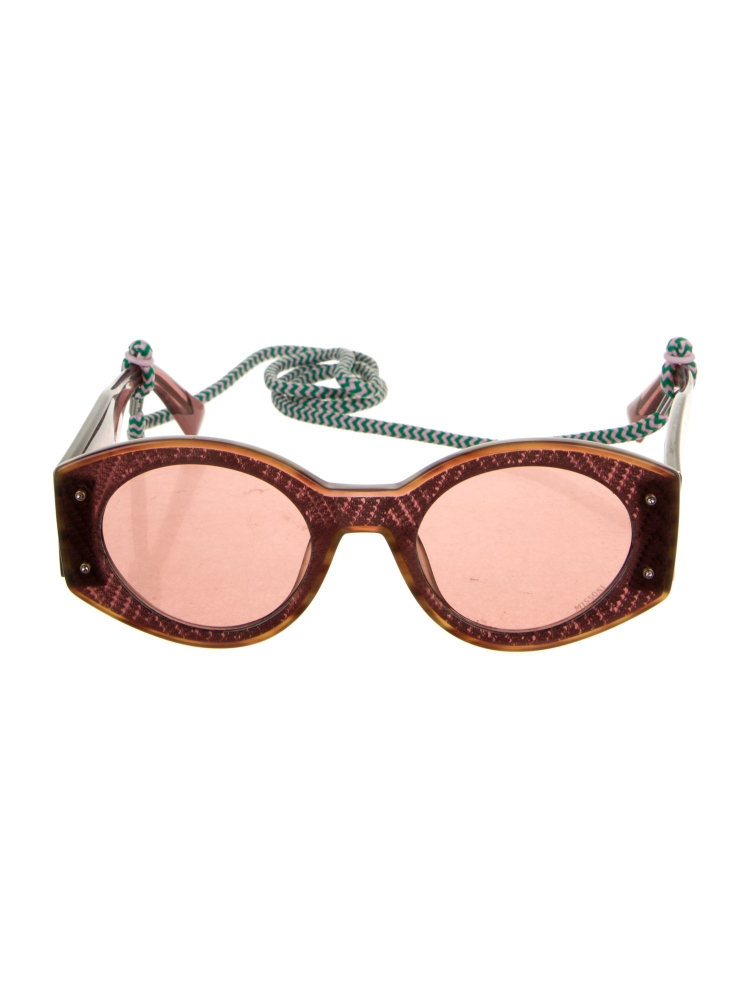 Missoni Round Tinted Sunglasses