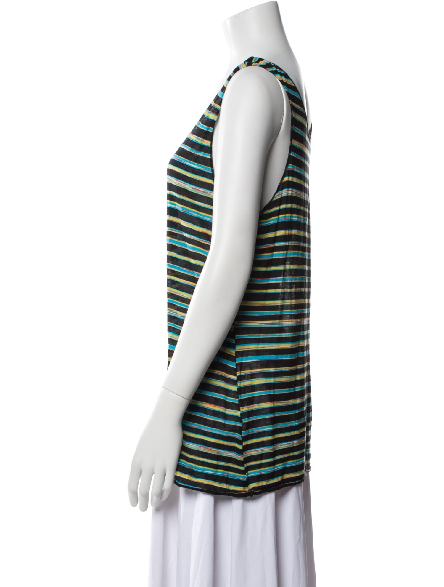 Missoni Striped Scoop Neck Top