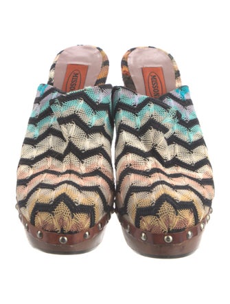 Missoni Printed Studded Accents Slides