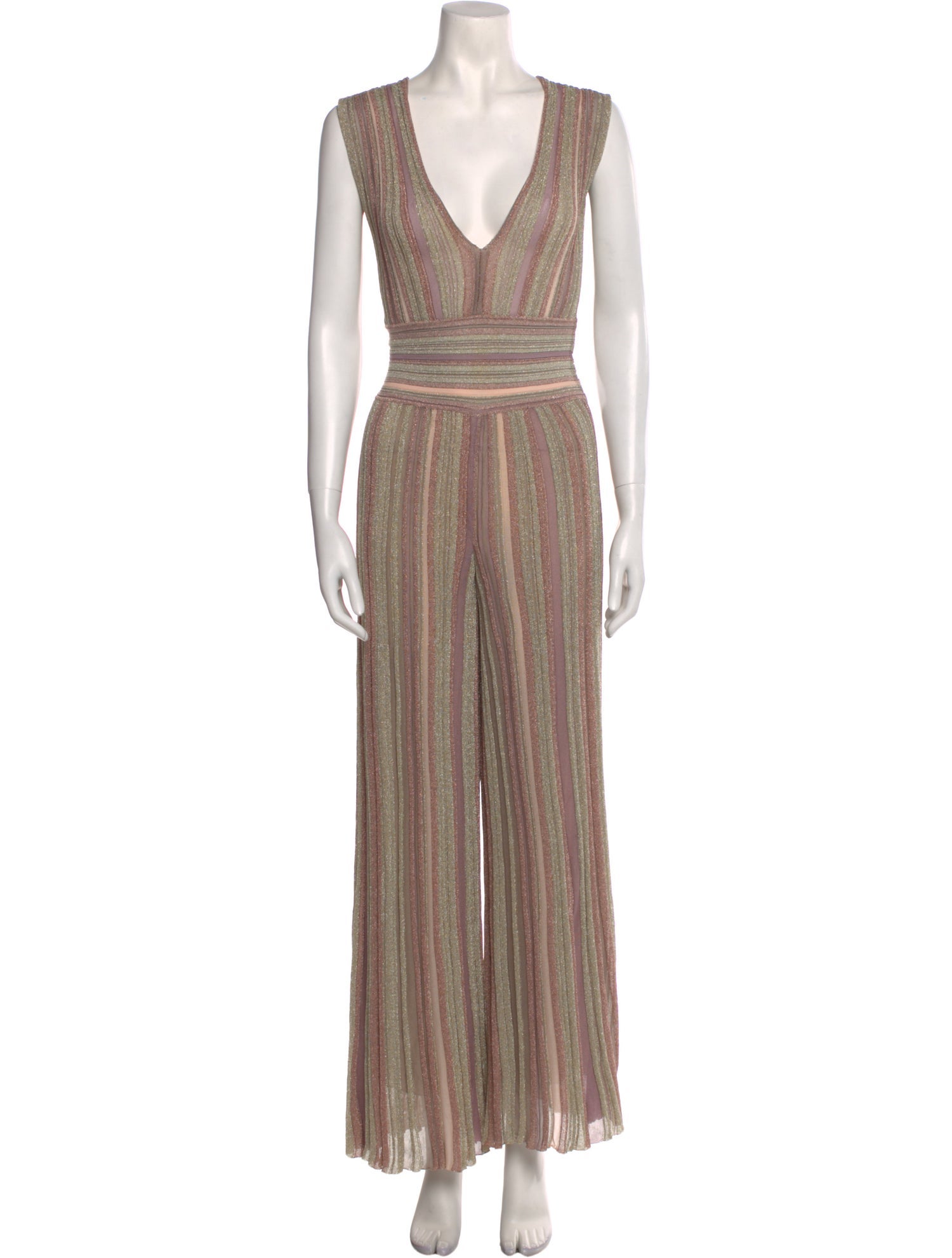 Missoni Striped V-Neck Jumpsuit