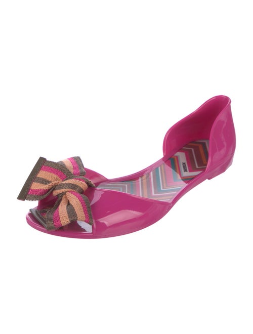 Missoni Missoni Pink Printed Flat Sandals