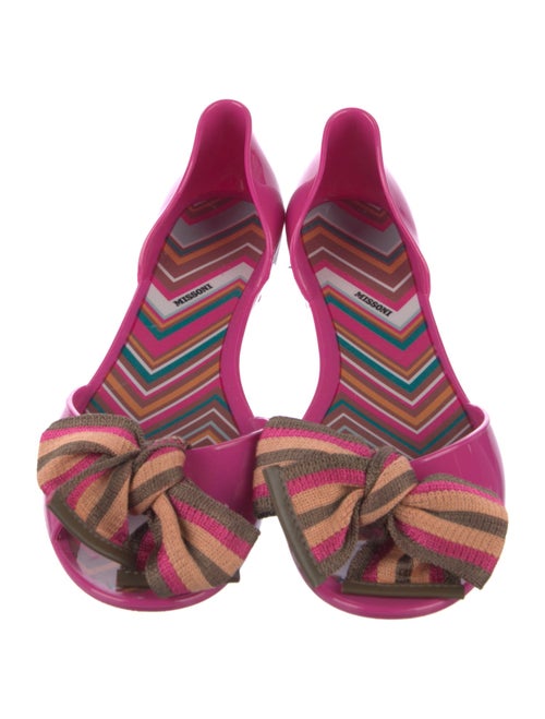 Missoni Missoni Pink Printed Flat Sandals