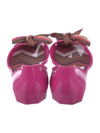 Missoni Missoni Pink Printed Flat Sandals