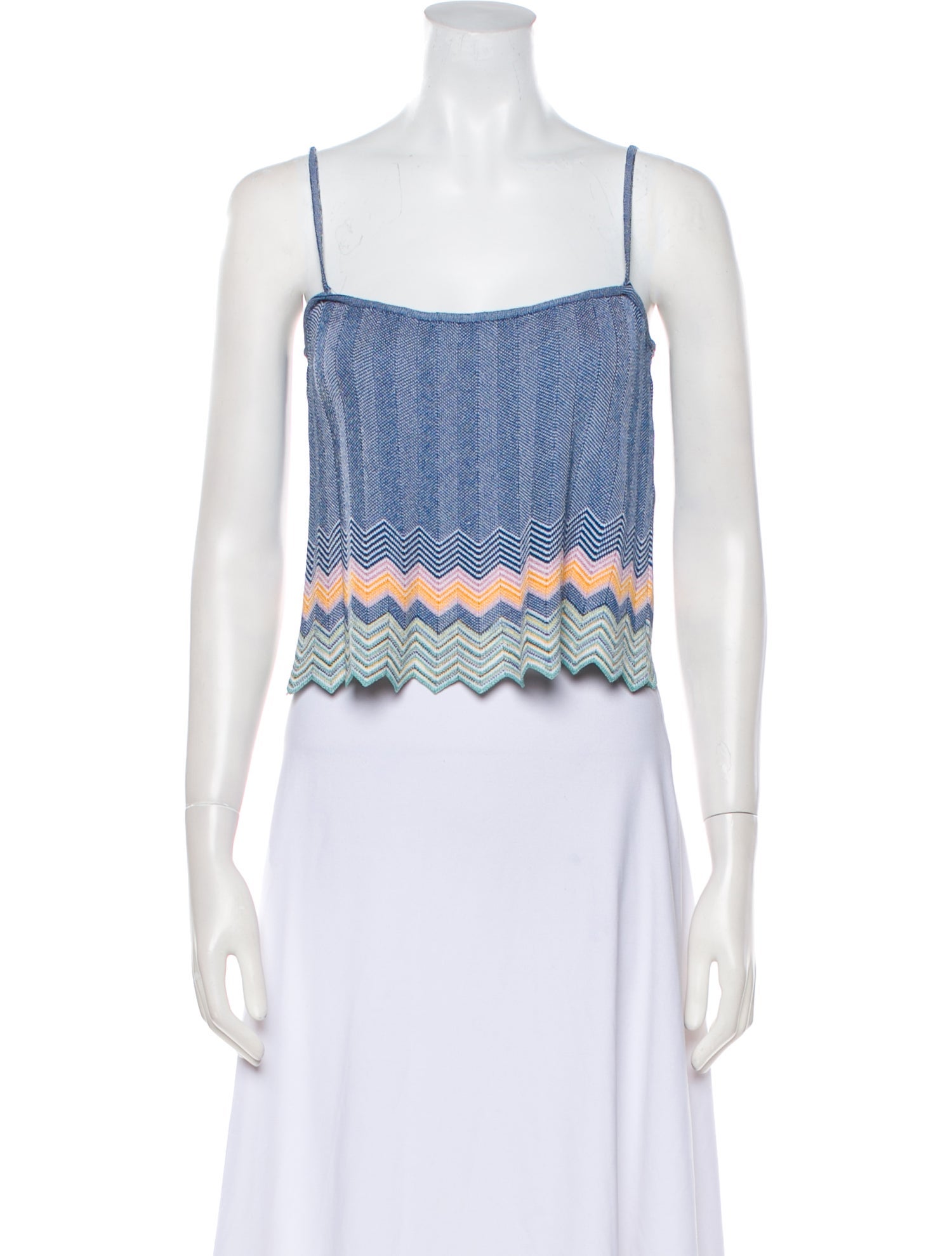 Missoni Vintage Striped Crop Top