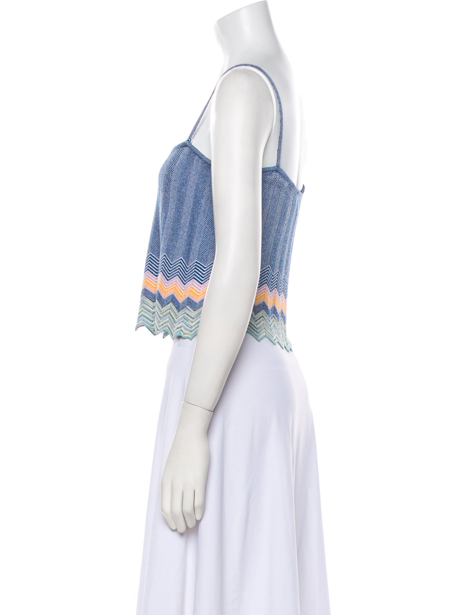 Missoni Vintage Striped Crop Top