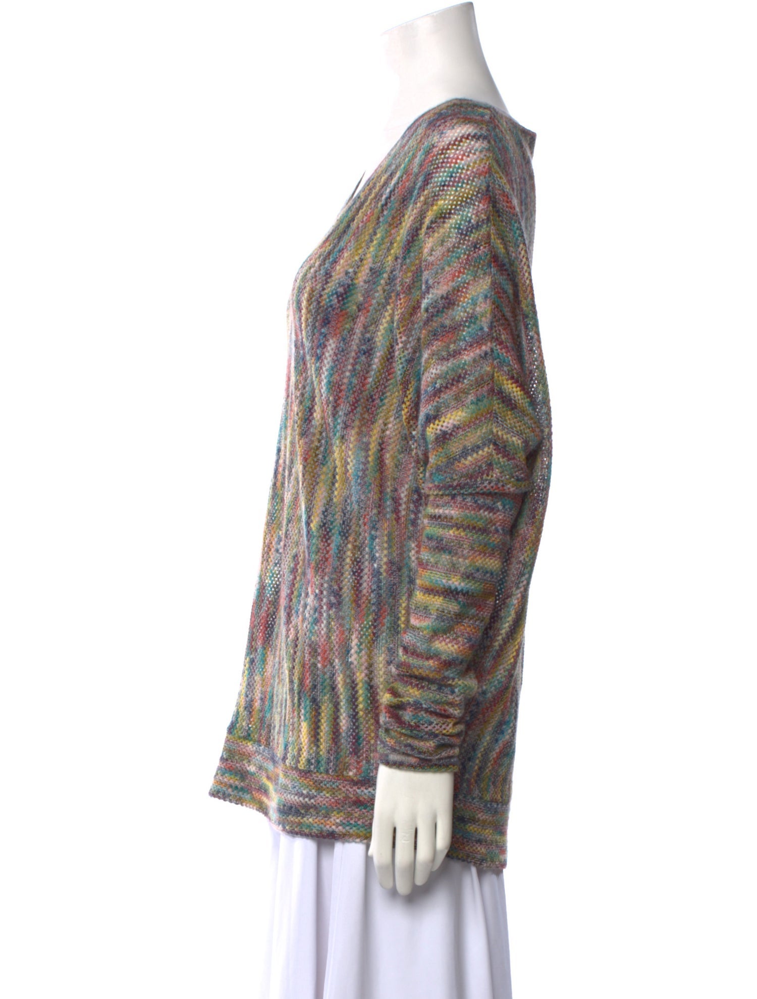 Missoni Tie-Dye Print V-Neck Sweater