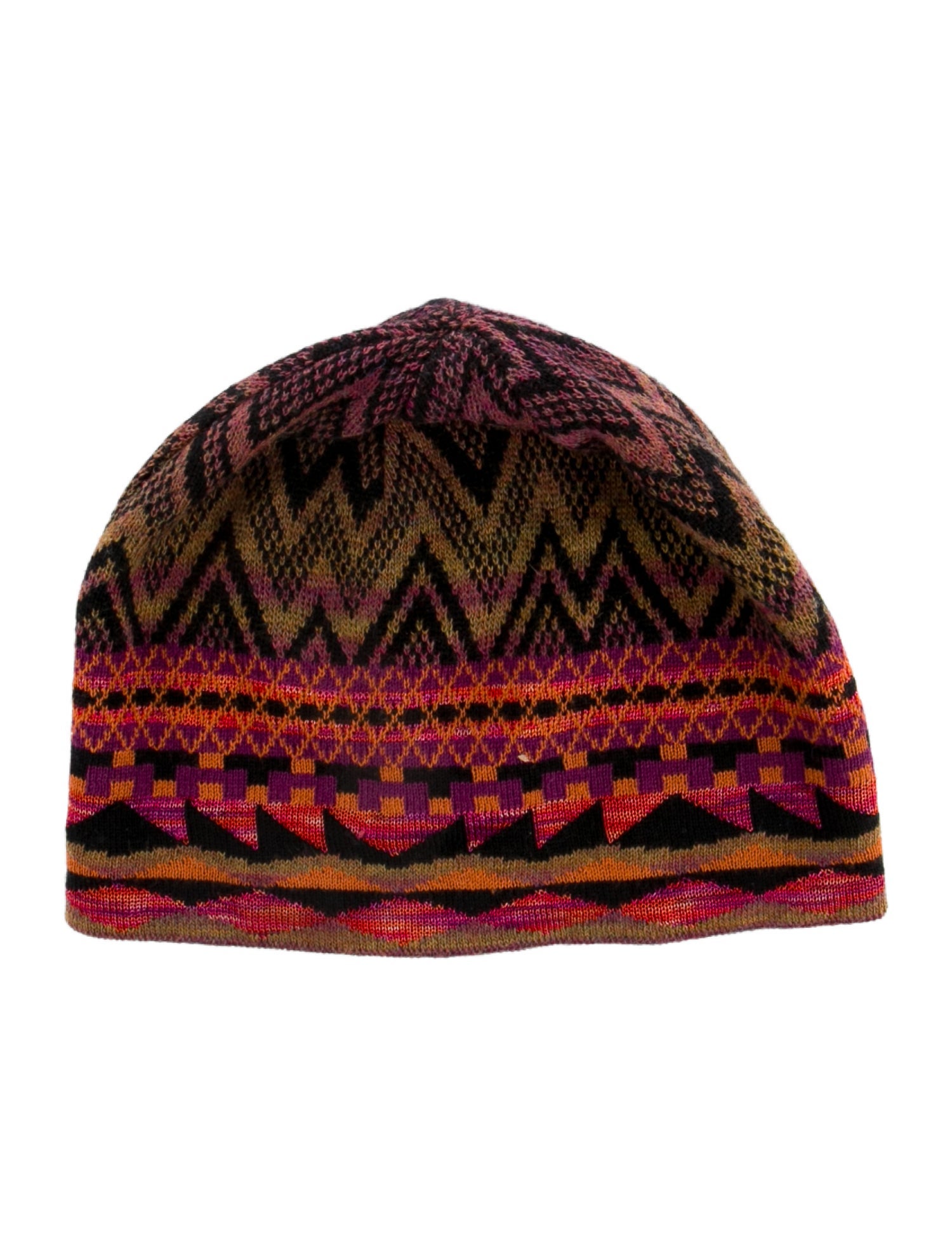 Missoni Pattern Print Knit Beanie