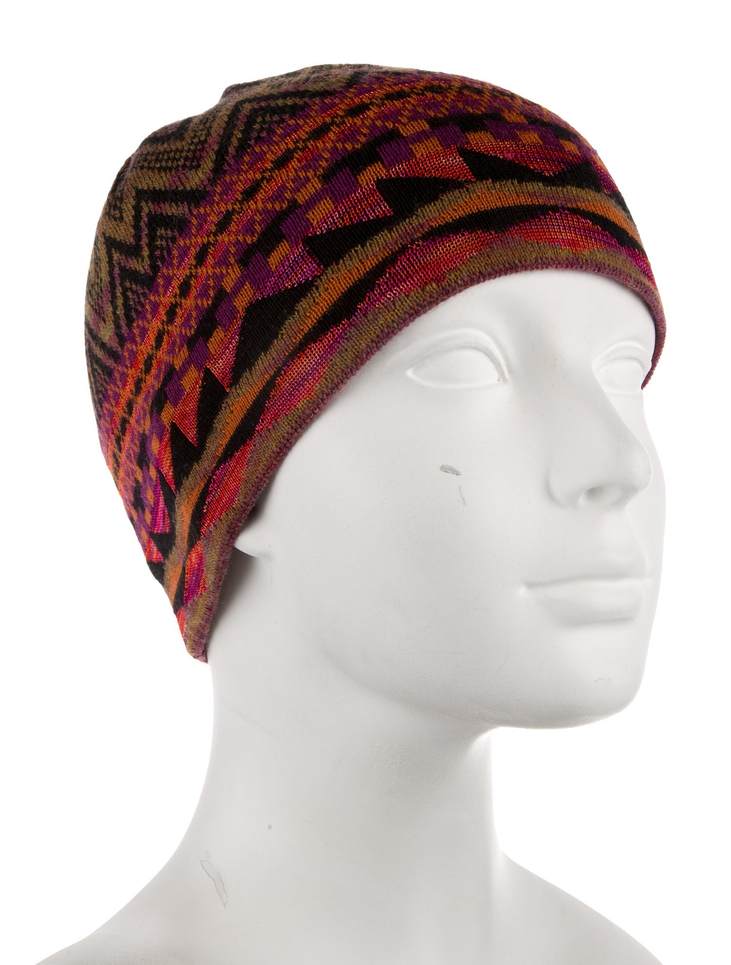 Missoni Pattern Print Knit Beanie