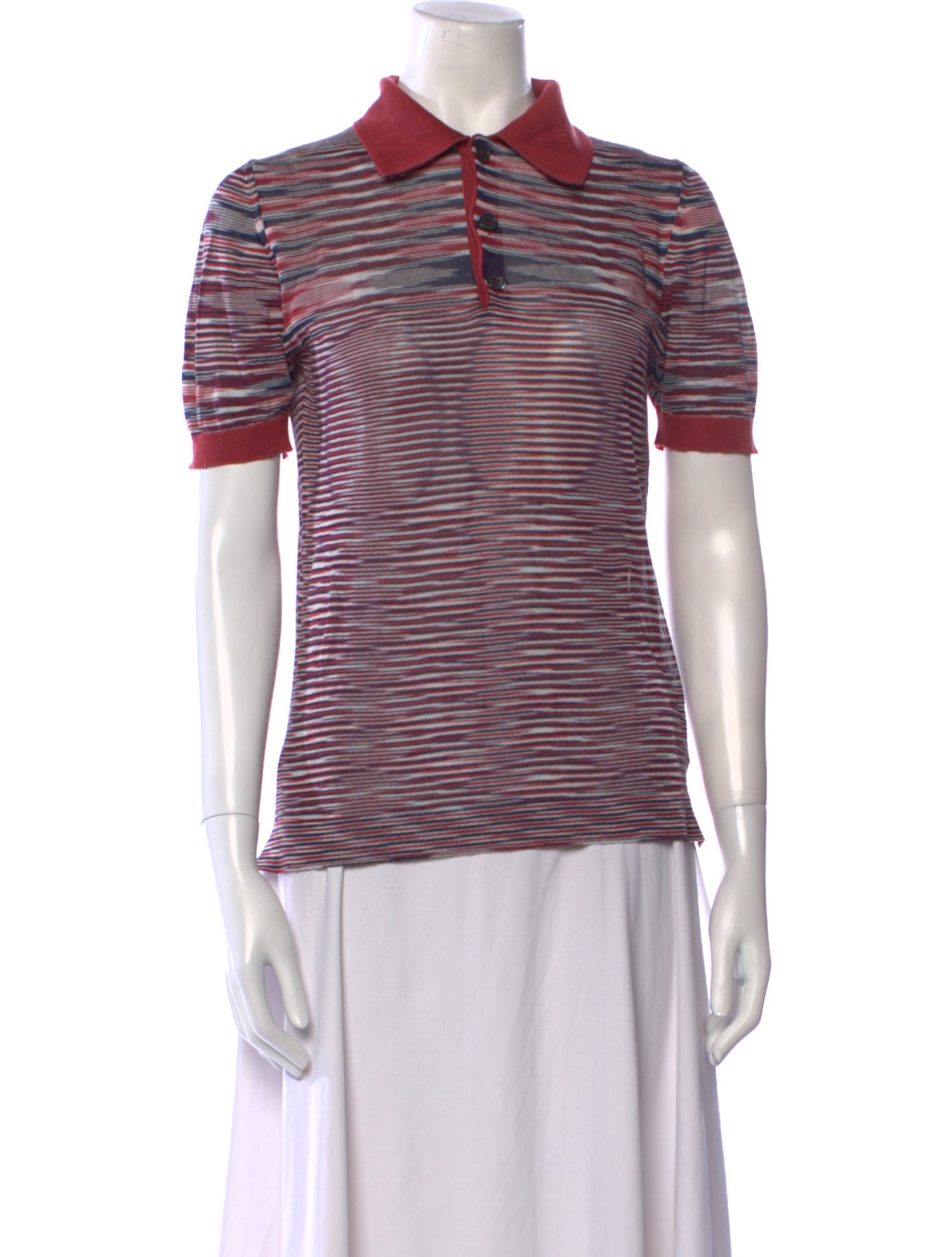 Missoni Striped Short Sleeve Polo