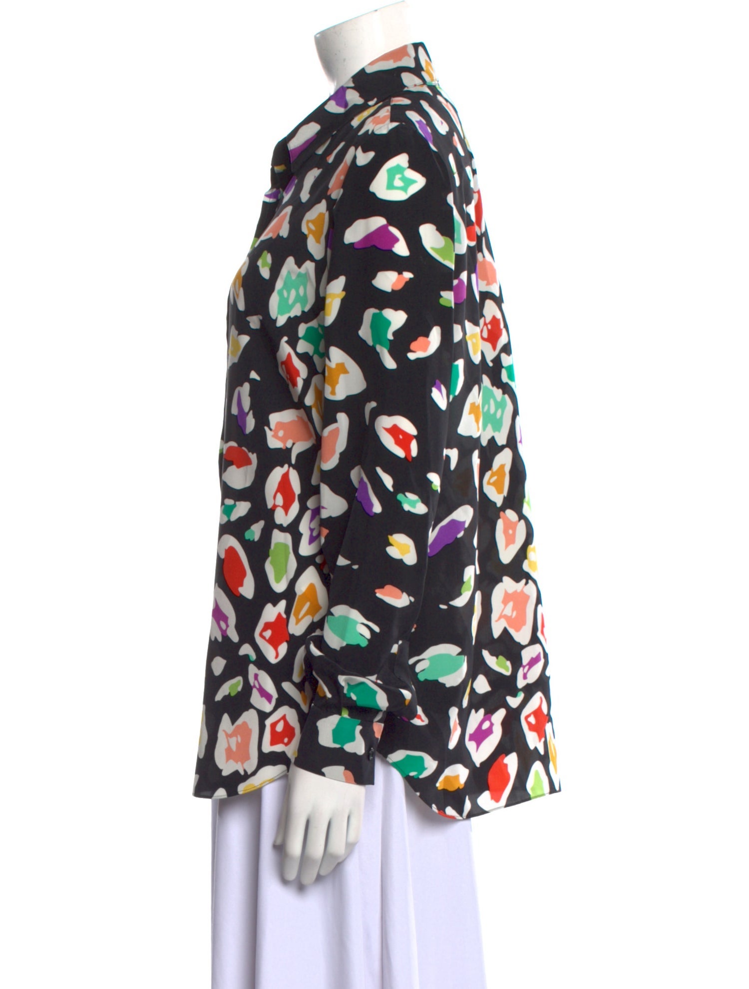 Missoni Silk Printed Button-Up Top w/ Tags