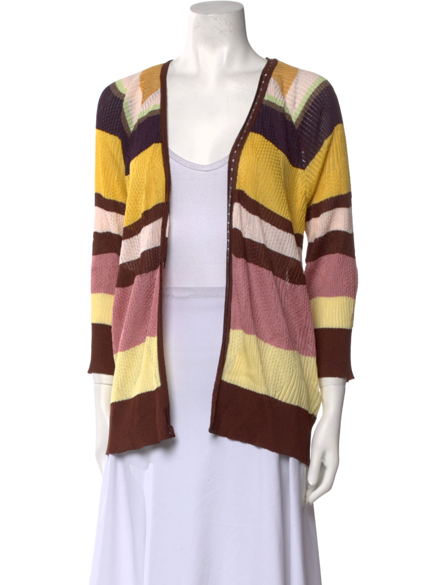 Missoni Striped Open Front Sweater w/ Tags