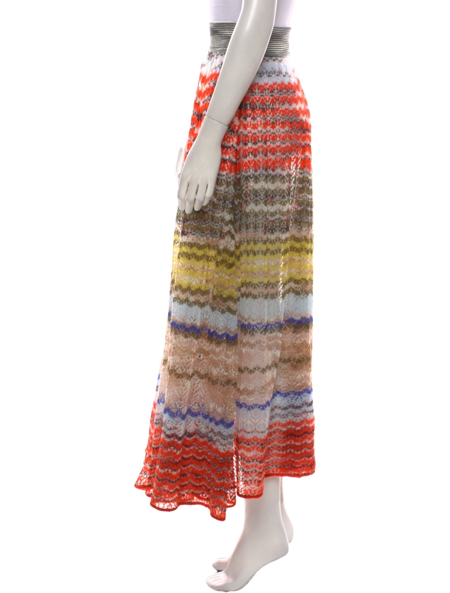 Missoni Striped Midi Length Skirt