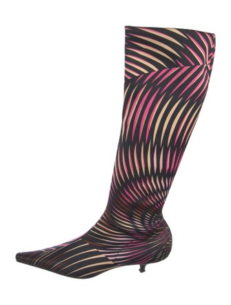 Missoni Satin Printed Sock Boots