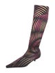 Missoni Satin Printed Sock Boots