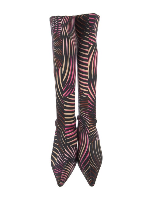 Missoni Satin Printed Sock Boots
