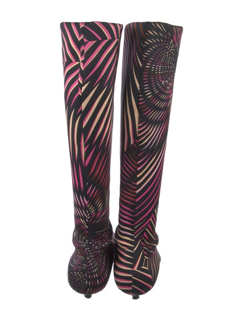 Missoni Satin Printed Sock Boots