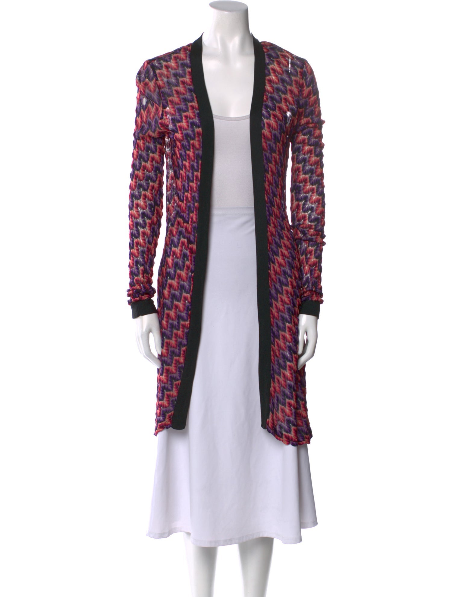 Missoni Striped Open Front Sweater