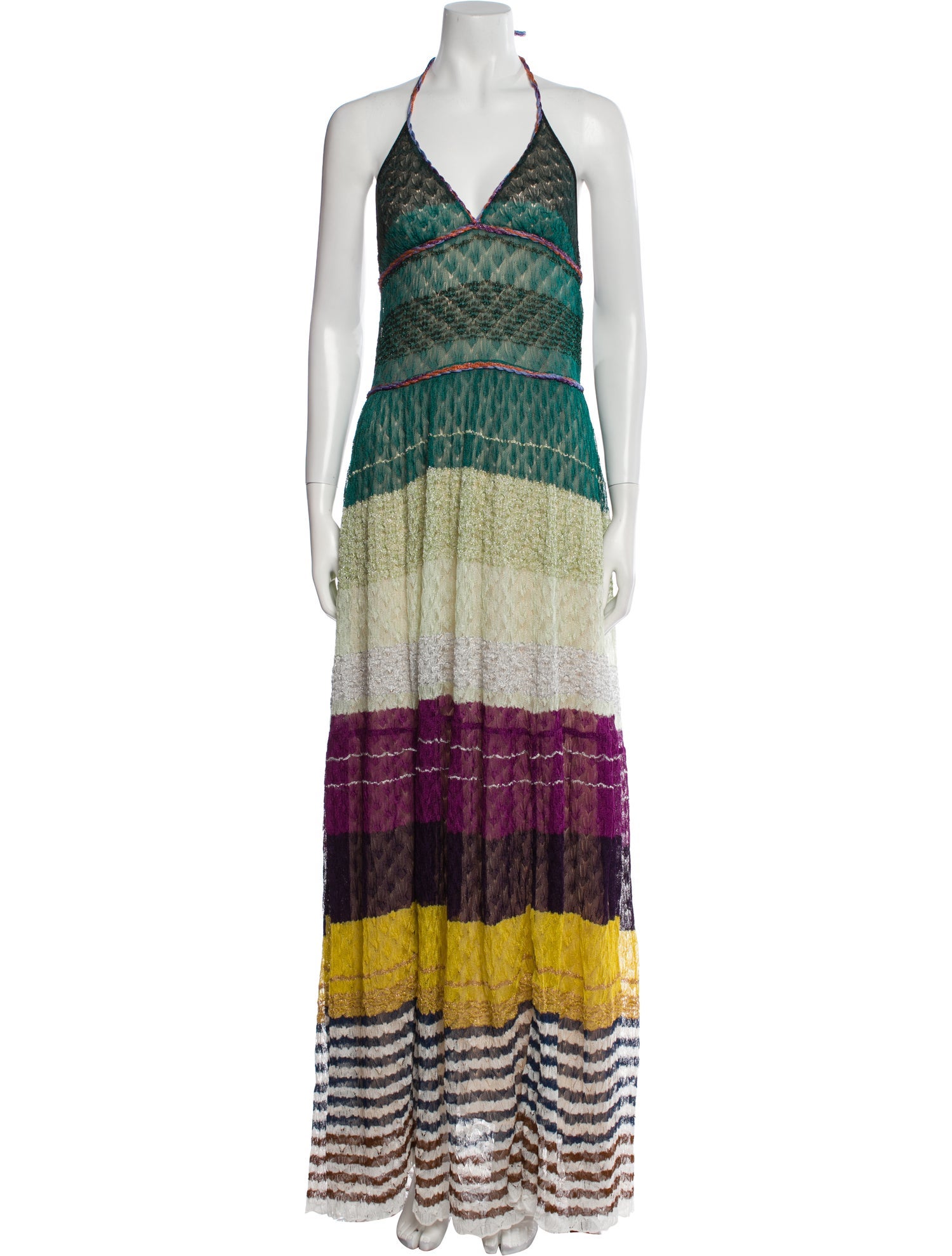 Missoni Striped Long Dress w/ Tags