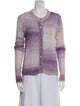 Missoni Tie-Dye Print Crew Neck Sweater