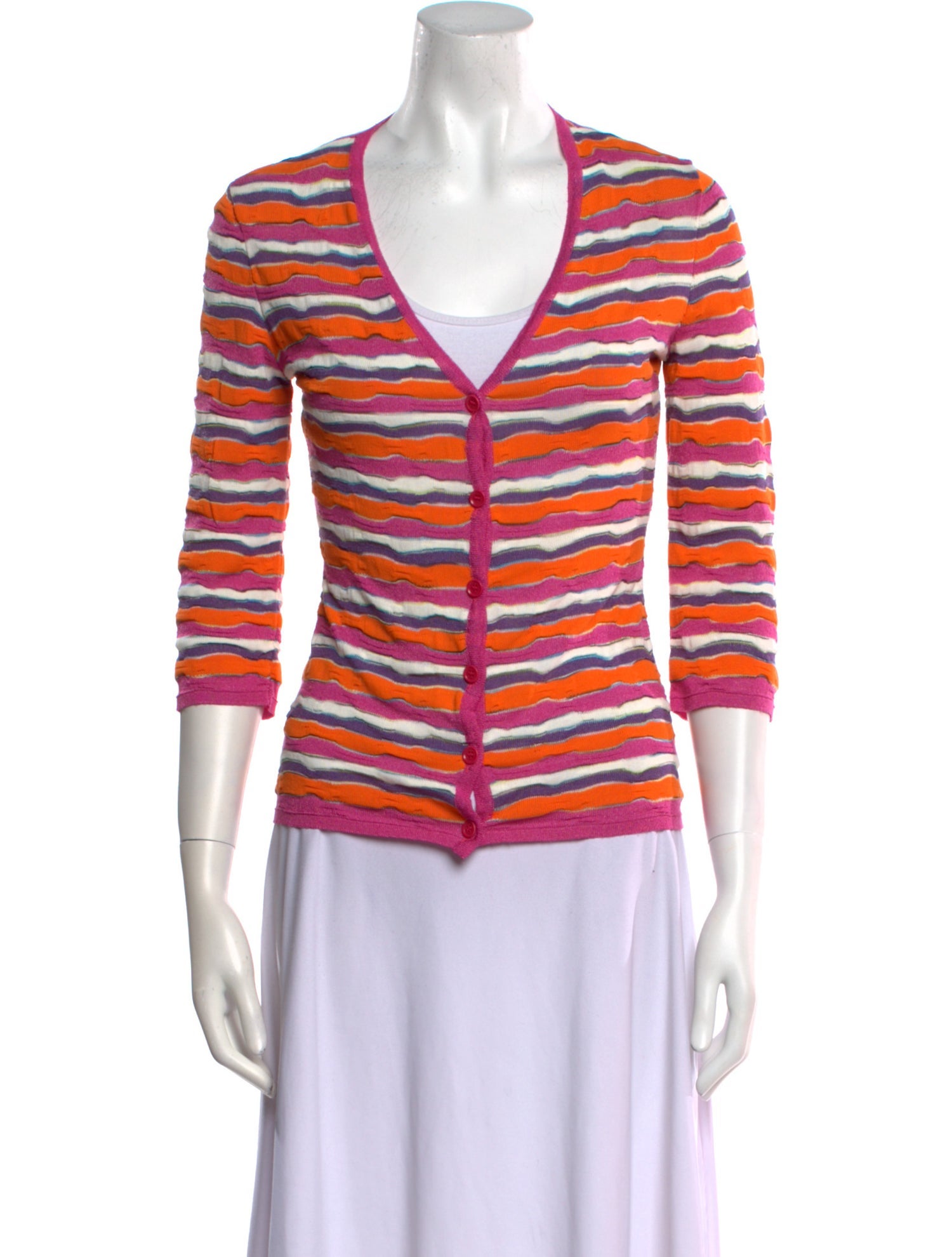 Missoni Striped V-Neck Sweater