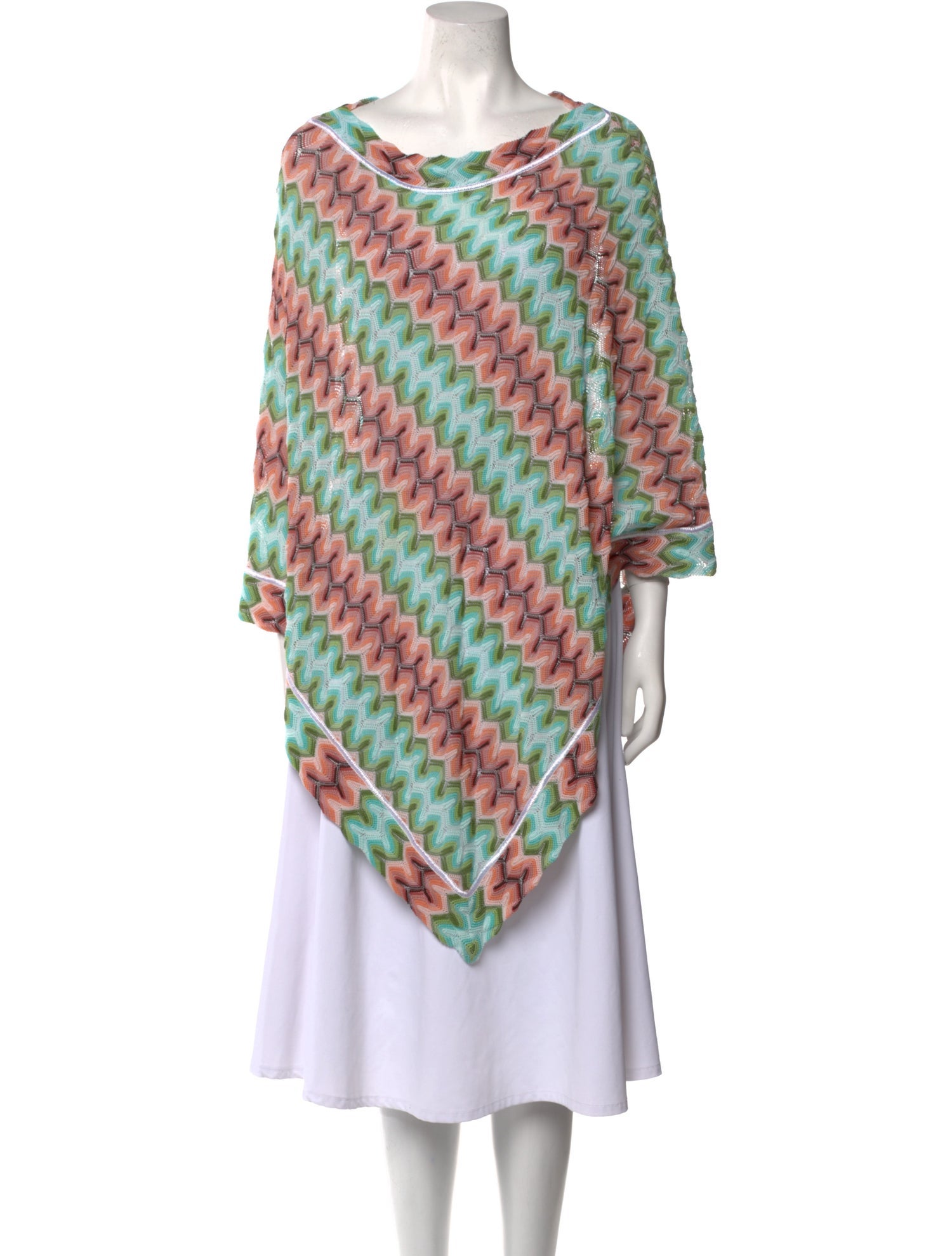 Missoni Mare Printed Scoop Neck Sweater
