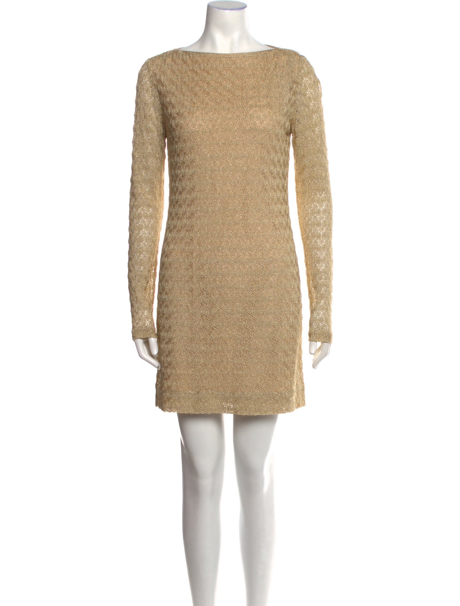 Missoni Bateau Neckline Mini Dress