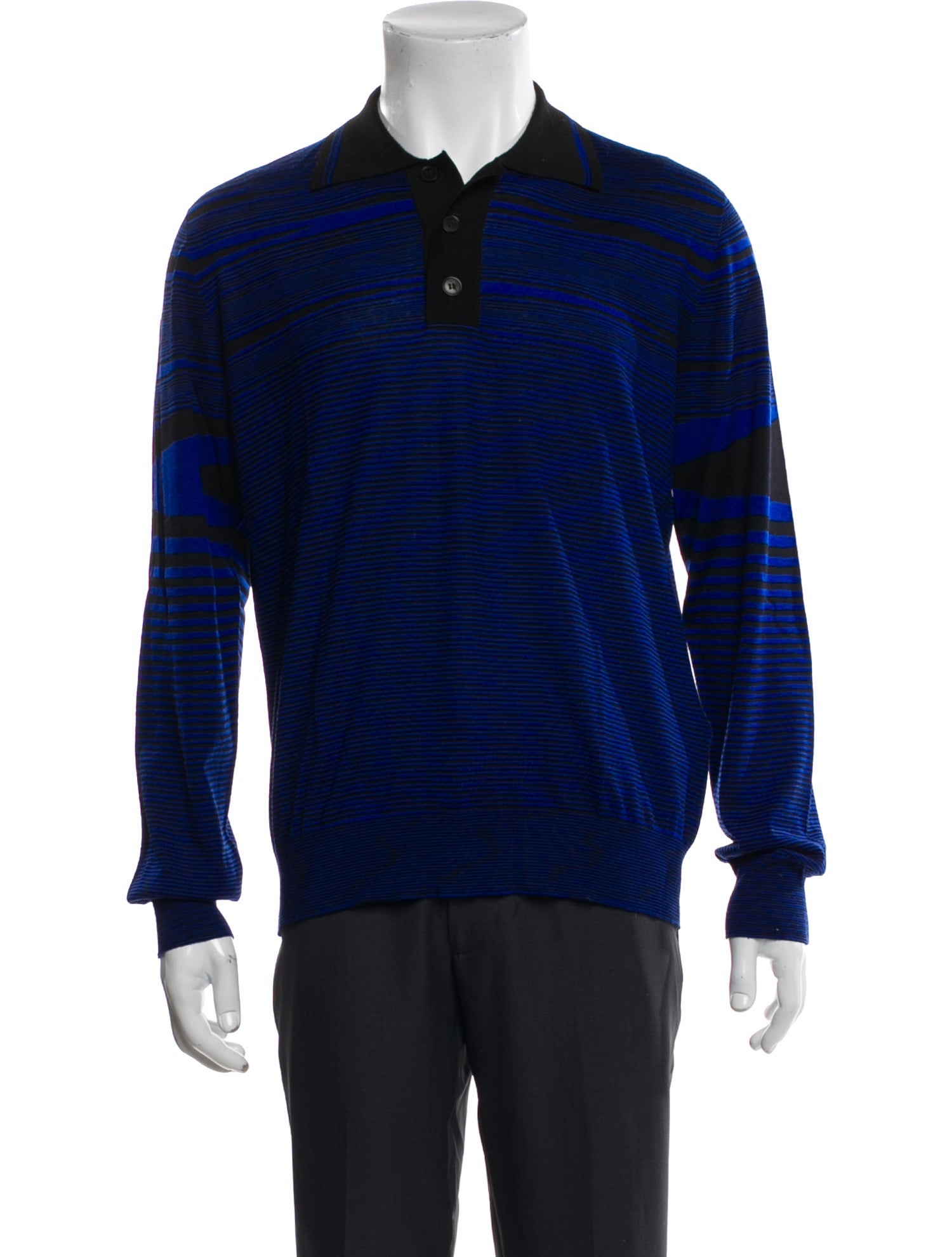 Missoni Wool Striped Polo Shirt