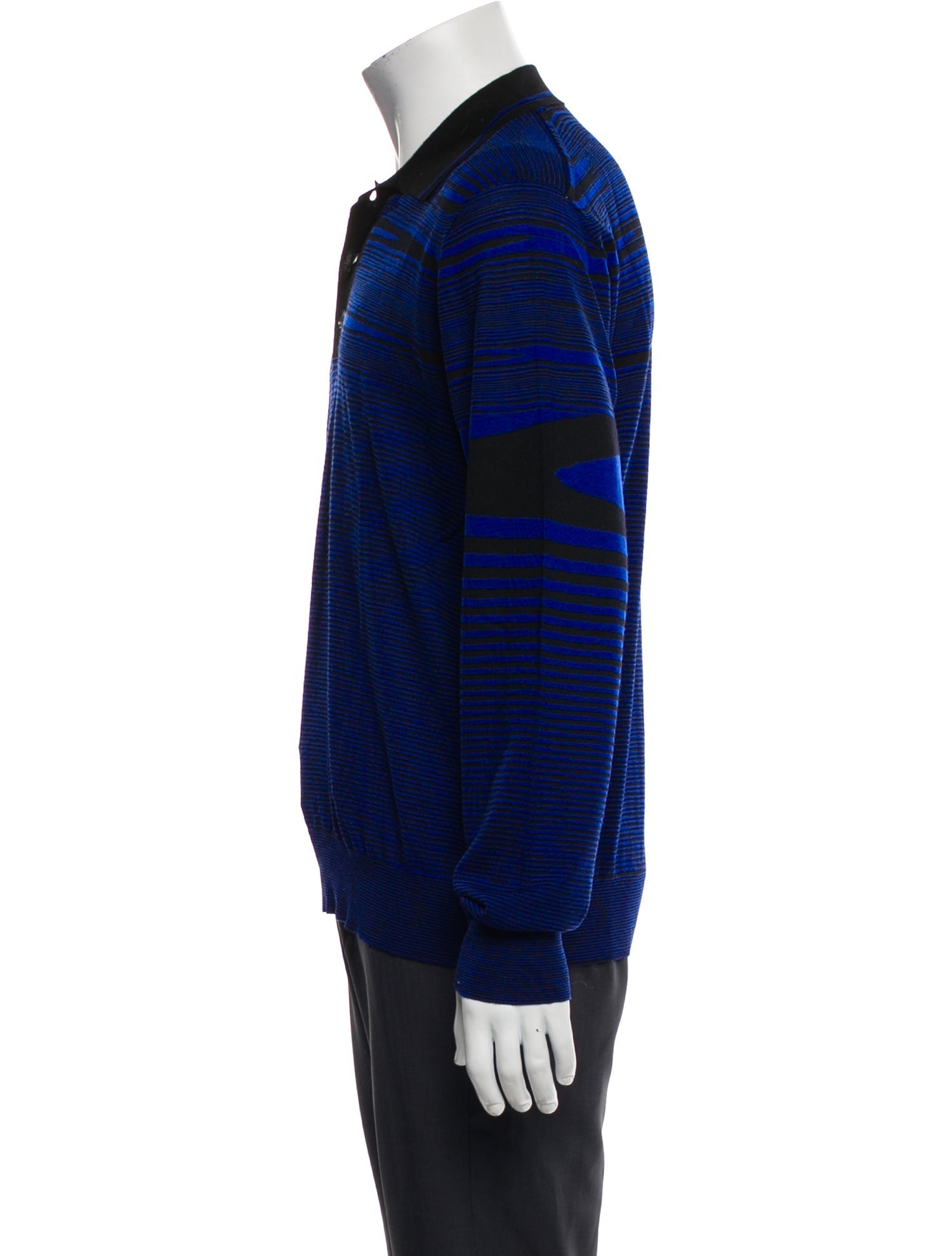 Missoni Wool Striped Polo Shirt