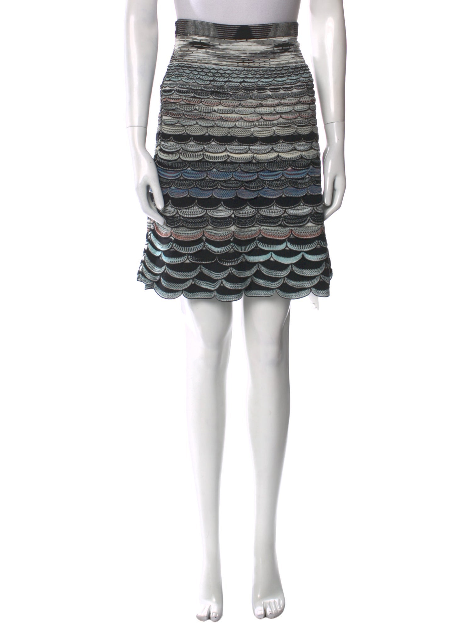 Missoni Striped Knee-Length Skirt