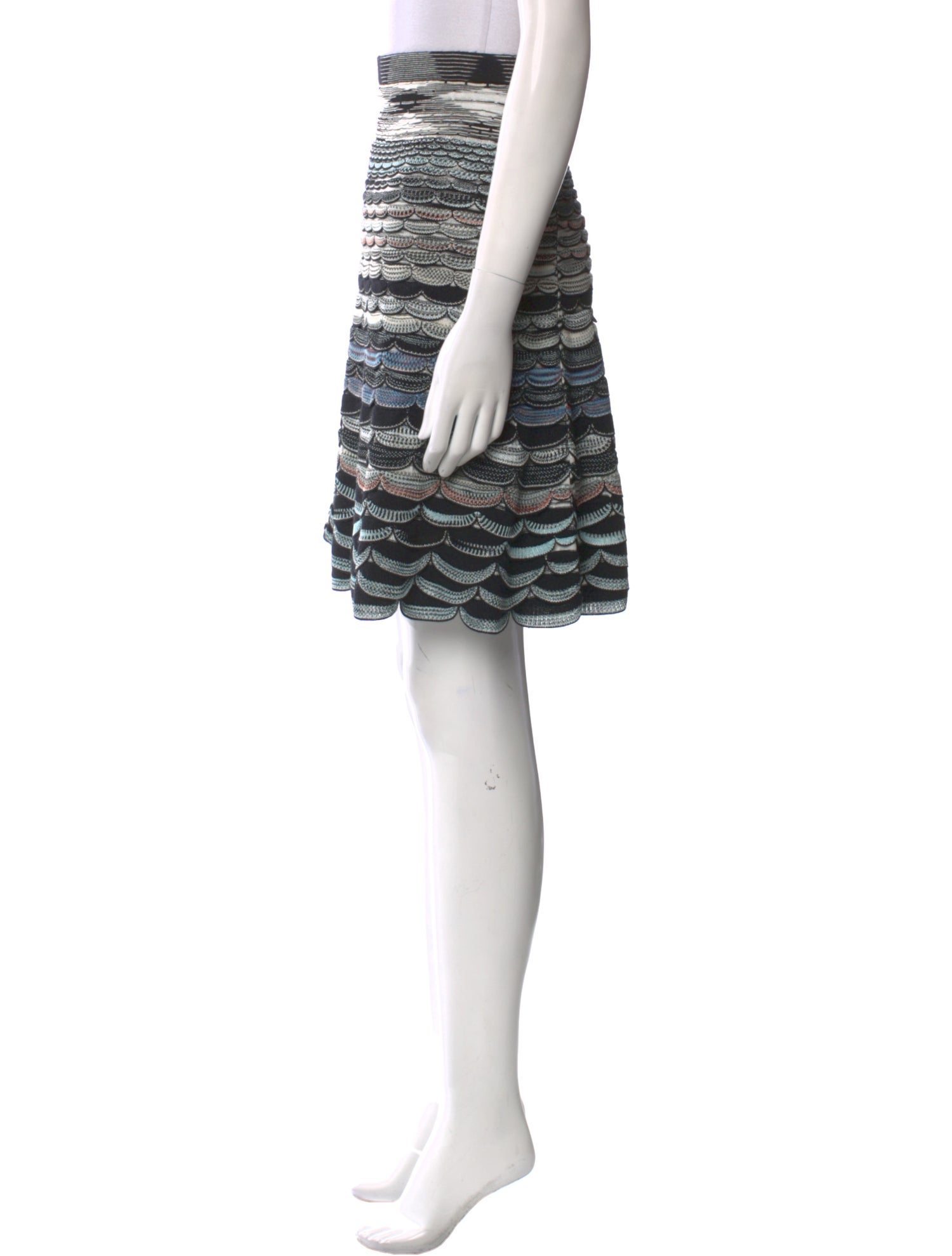 Missoni Striped Knee-Length Skirt