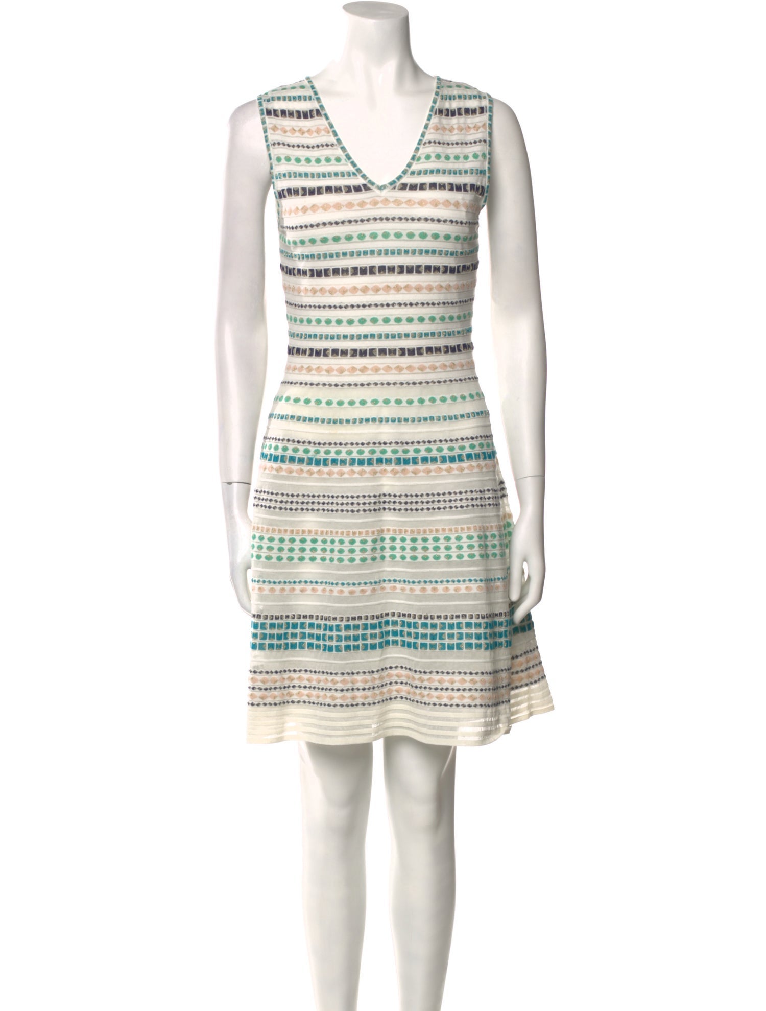 Missoni Striped Knee-Length Dress