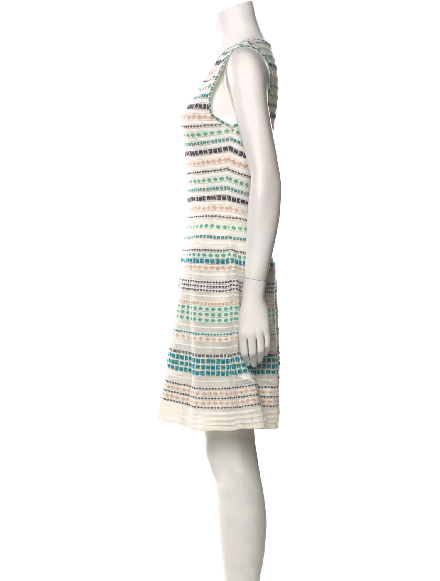 Missoni Striped Knee-Length Dress