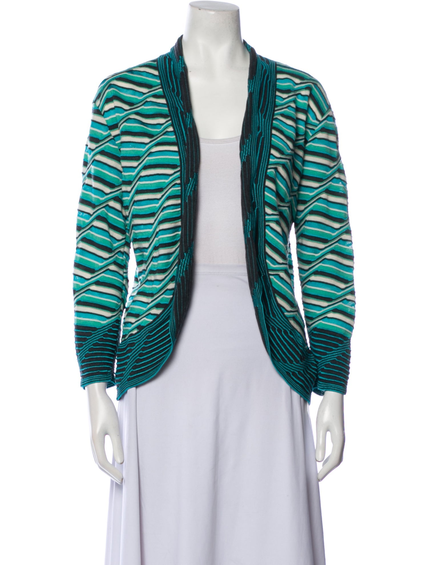 Missoni Merino Wool Striped Evening Jacket