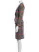 Missoni Wool Plaid Print Skirt Suit