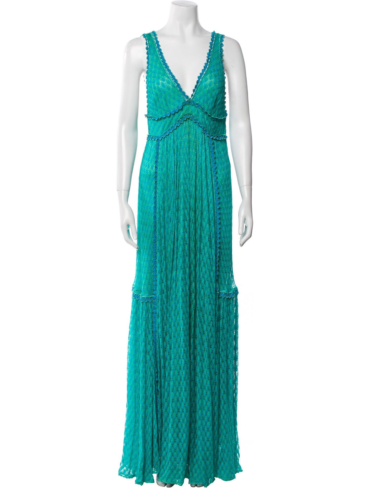Missoni V-Neck Long Dress