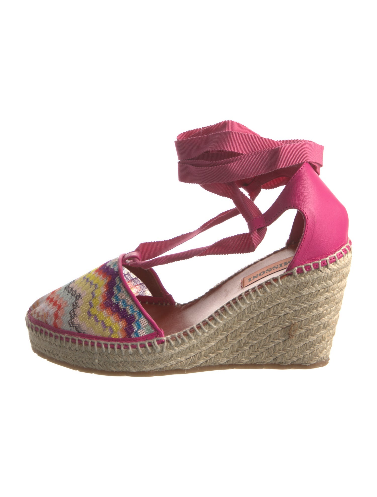 Missoni Leather Striped T-Strap Pumps w/ Tags