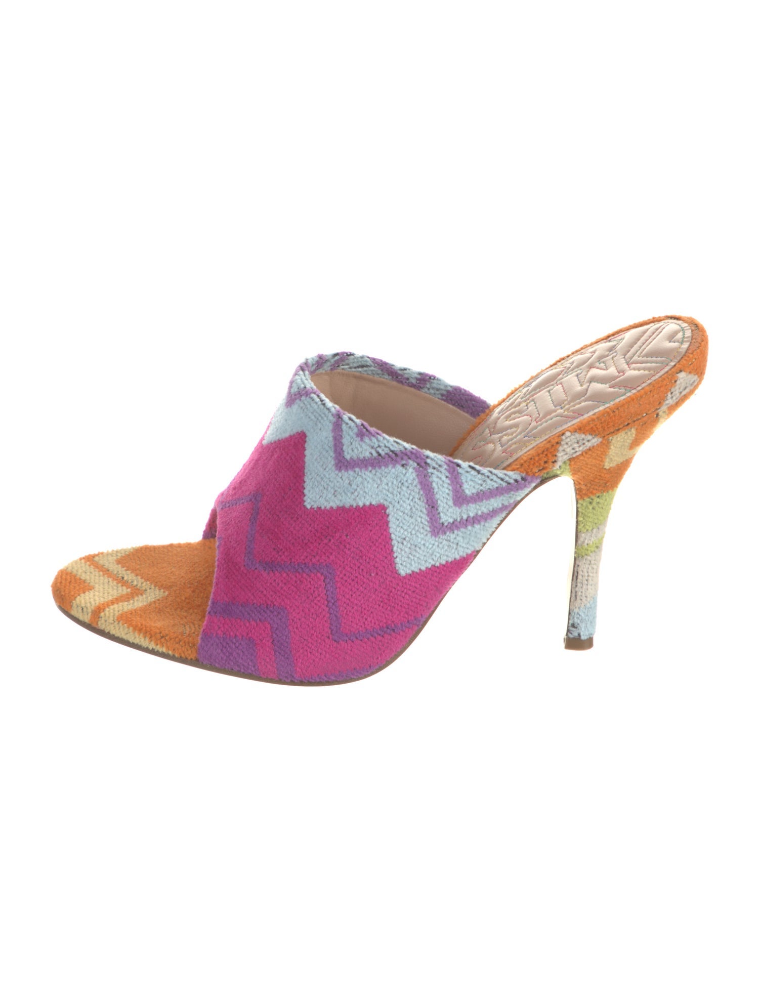 Missoni Terry Cloth Printed Slides w/ Tags