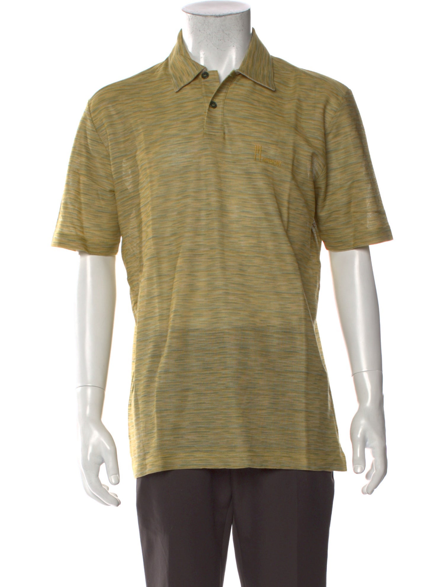Missoni Crew Neck Short Sleeve Polo Shirt