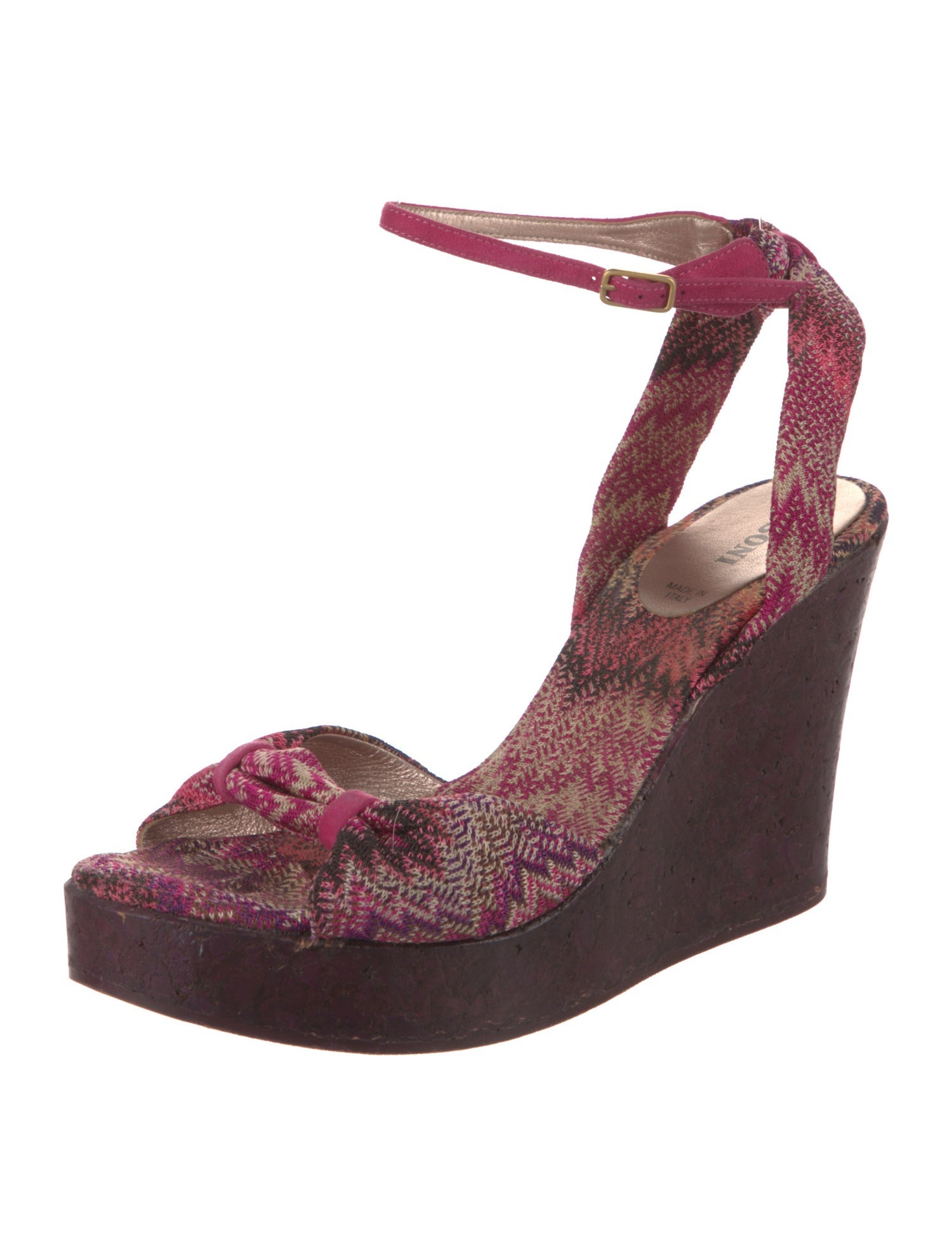 Missoni Striped Slingback Sandals