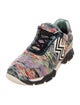 Missoni Printed Leather Trim Embellishment Athletic Sneakers
