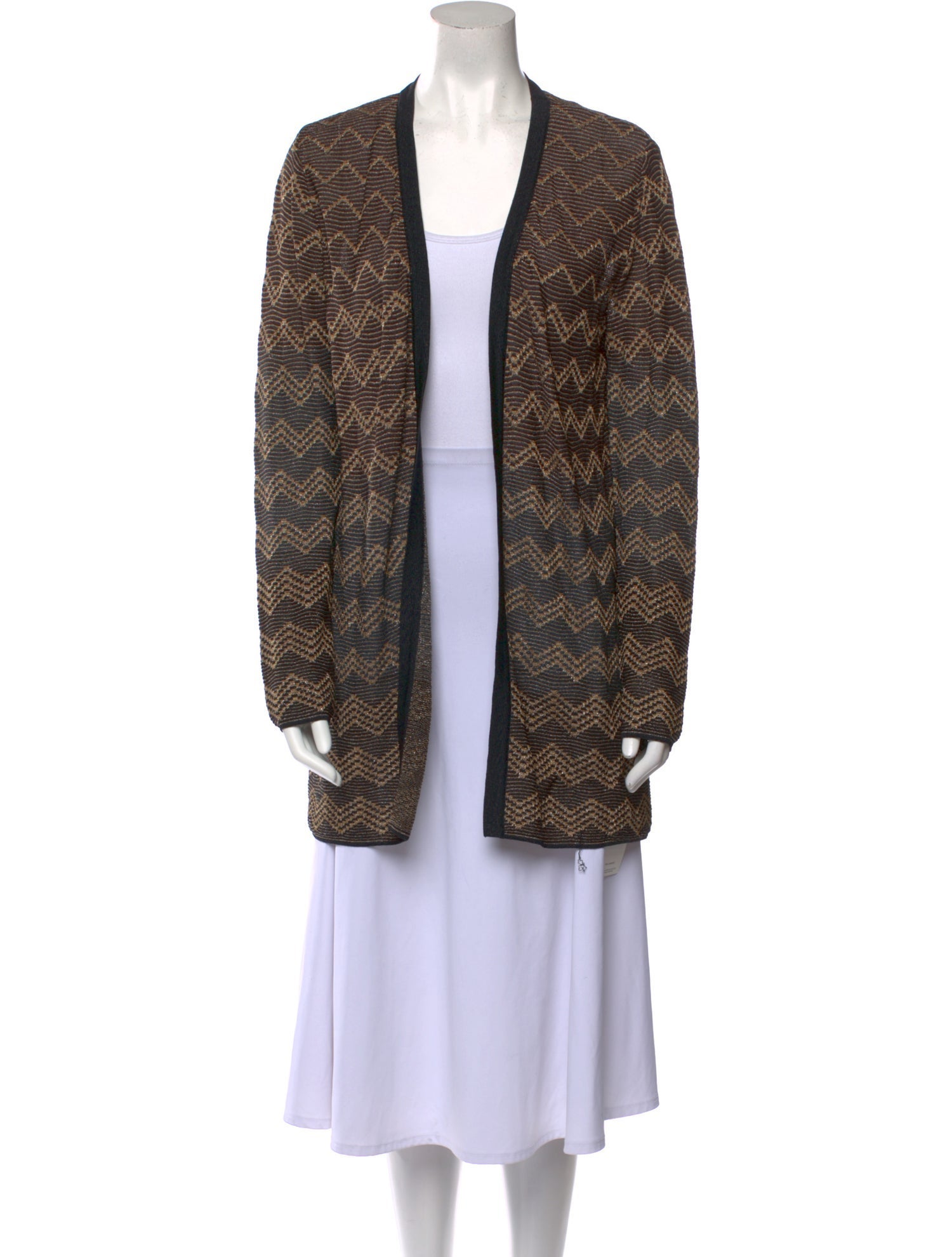 Missoni Striped Open Front Sweater