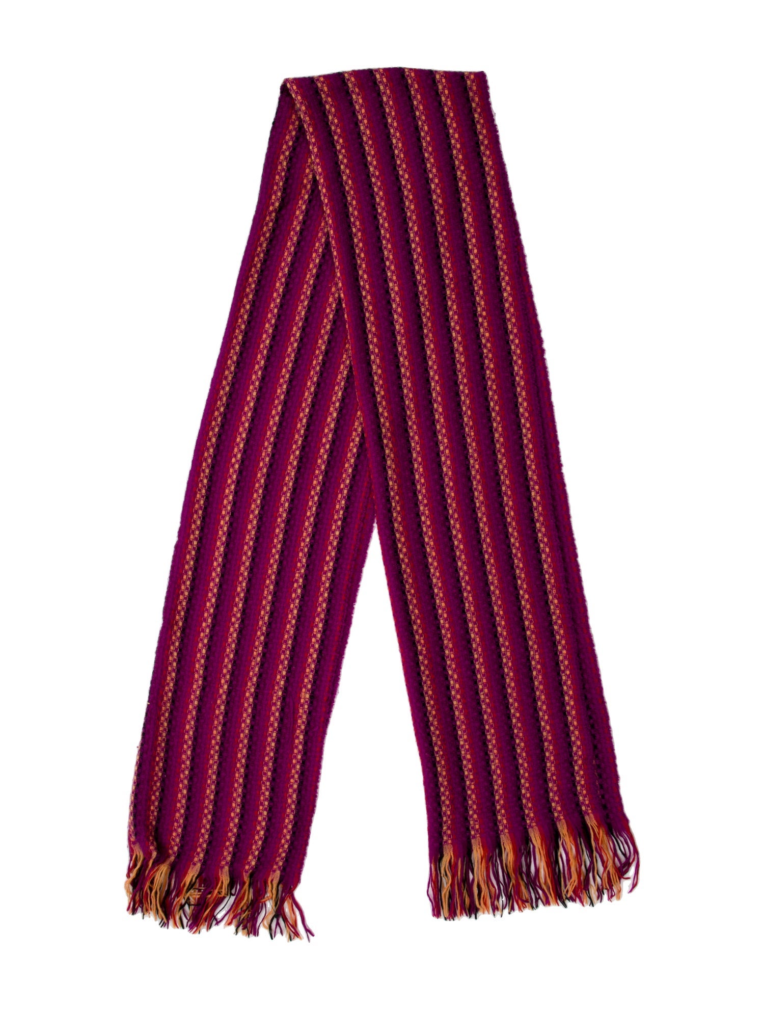 M Missoni Cashmere Striped Scarf
