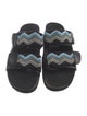 Missoni Leather Striped Slides